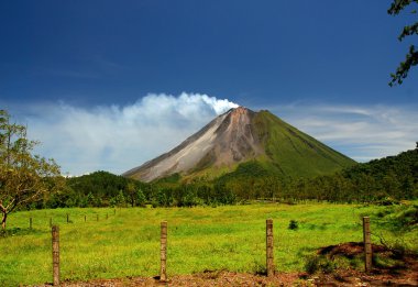Arenal Volcano in Costa Rica clipart