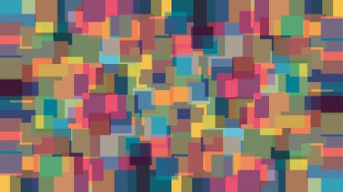 Video konferansı için sanal arka plan. Renk engelleme deseni. Farklı boyutlarda bloklar. Rota ya da webinarlar için şablon.