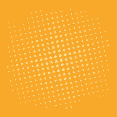 Banner şablonu. Çiçeklerden yapılmış pop sanat arka planı.