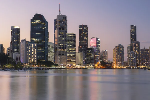 Brisbane, Australia - 23rd April, 2016: View of Brisbane City from Kangaroo Point during the day on the 23rd of April 2016 — Stock Photo, Image