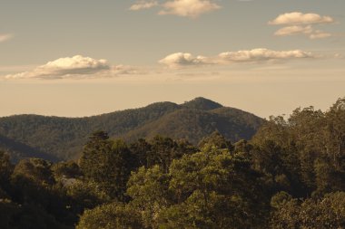 Mount Glorious Brisbane, Queensland yakınında üzerinden görüntülemek.
