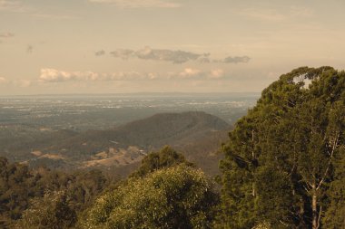 Mount Glorious Brisbane, Queensland yakınında üzerinden görüntülemek.