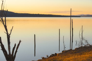 Göl Fairfield Queensland gün boyunca