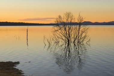 Göl Fairfield Queensland gün boyunca