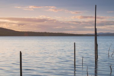 Göl Fairfield Queensland gün boyunca