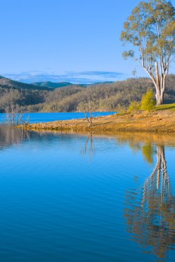 Göl Fairfield Queensland gün boyunca