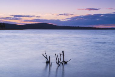 Göl Fairfield Queensland gün boyunca