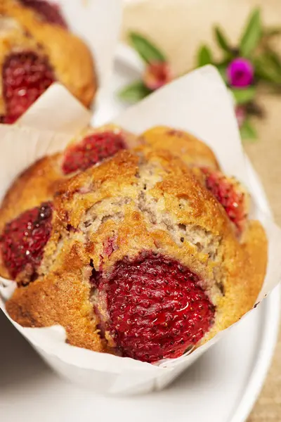 맛있는 딸기와 — 스톡 사진