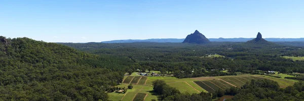 Hills and pasture of the Sunshine Coast hinterland. — Stock Photo, Image