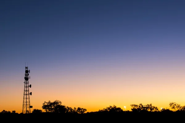 Radio Tower with sky background. — Stock Photo, Image