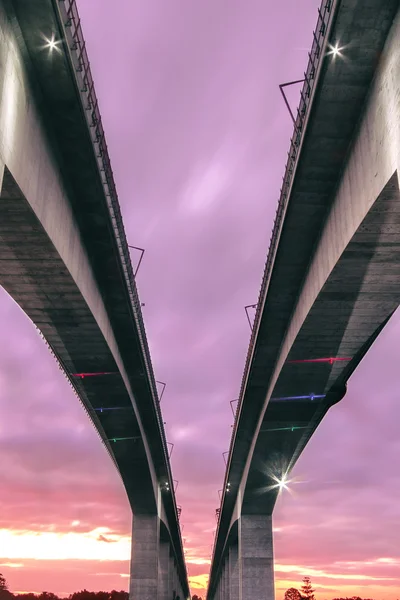 Ponte de Gateway Auto-estrada — Fotografia de Stock