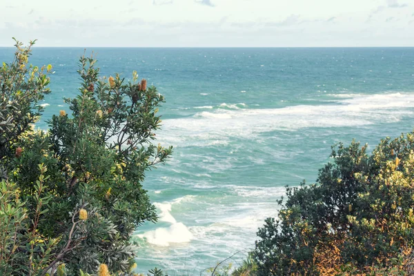Παραλία θέα από Point Lookout — Φωτογραφία Αρχείου