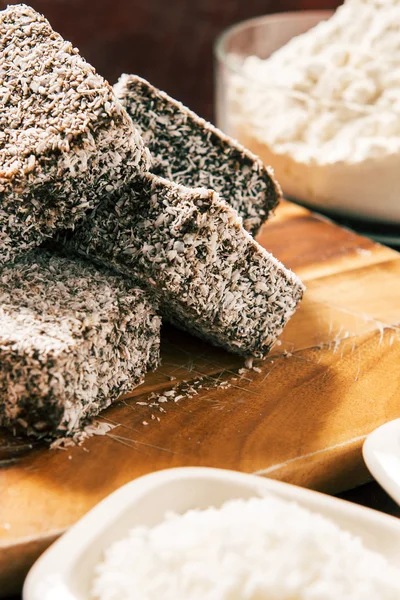 Skupina Lamingtons — Stock fotografie