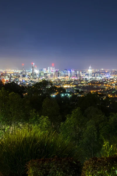Vista de la ciudad de Brisbane desde Mount Coot-tha —  Fotos de Stock