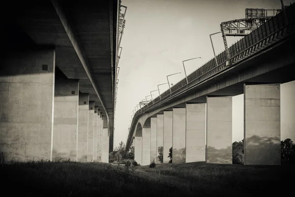 Pasarela Puente Autopista — Foto de Stock