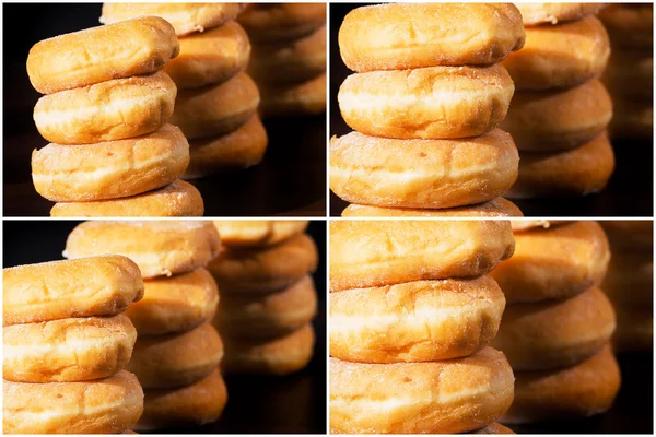 Grupo de donuts de canela — Fotografia de Stock