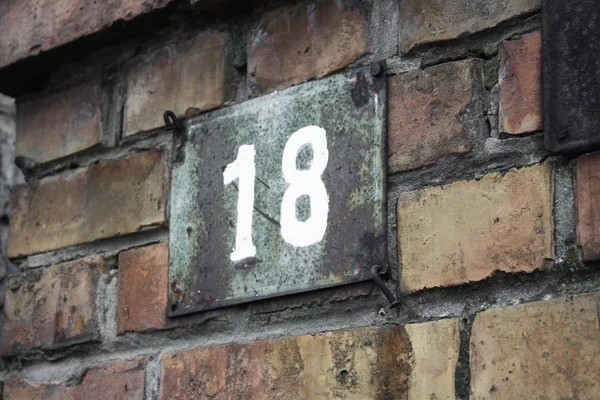 집 번호 18 — 스톡 사진