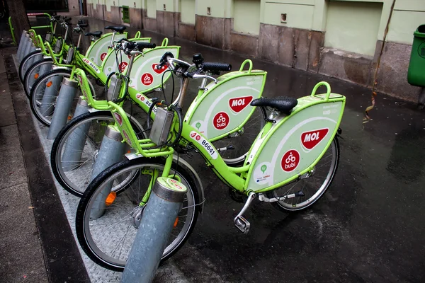 Budapest bike bubi, budapest, ungarisch — Stockfoto