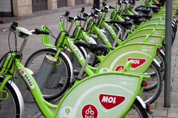 Budapest bike bubi, budapest, ungarisch — Stockfoto