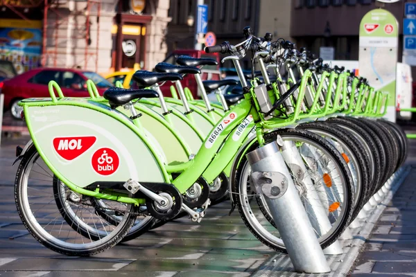 Budapest bike bubi, budapest, ungarisch — Stockfoto