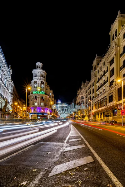 Madrid zu Weihnachten — Stockfoto