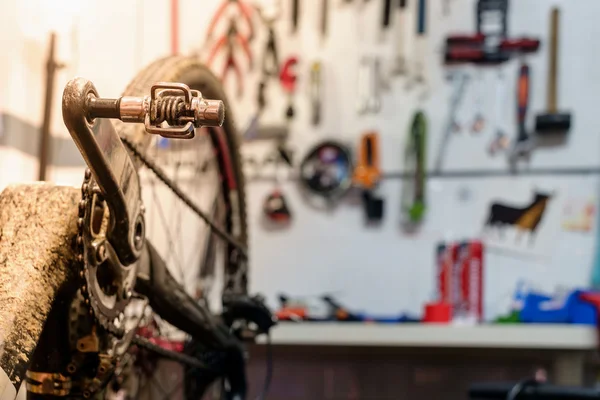 Taller de bicicleta — Foto de Stock