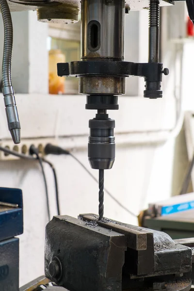 Industrial iron drill — Stock Photo, Image