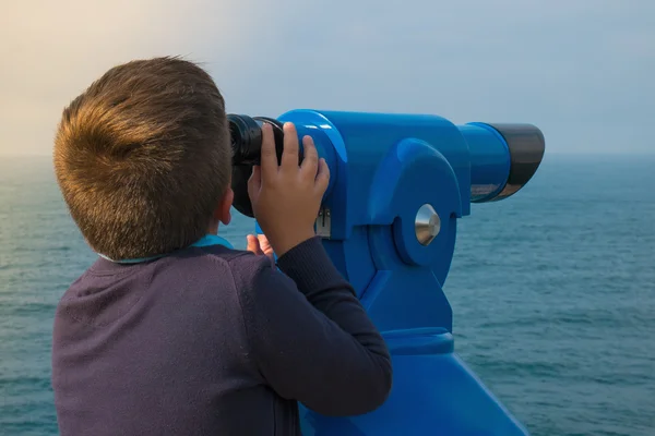 Turist teleskop — Stok fotoğraf