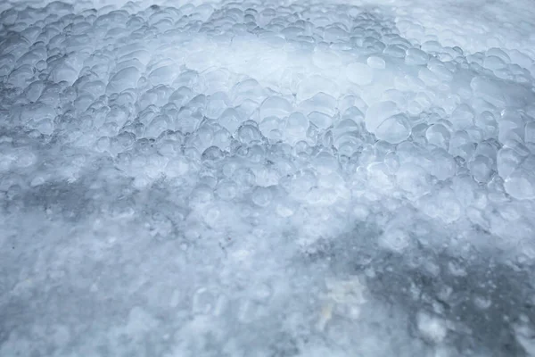 Eishintergrund Eisformationen Einer Gletscherspalte Eisspalte — Stockfoto