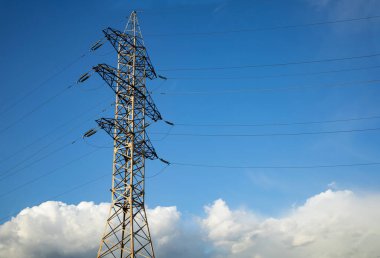 Mavi Bulutlu Gökyüzünün Altında Düşük Açı Çekimi