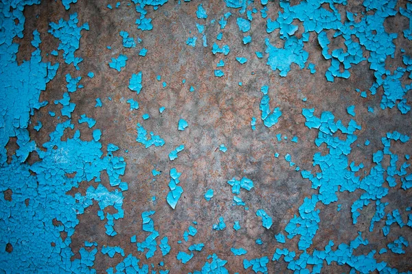 Old Painted Sheet Iron Covered Rust Abstract Background — Stock Photo, Image