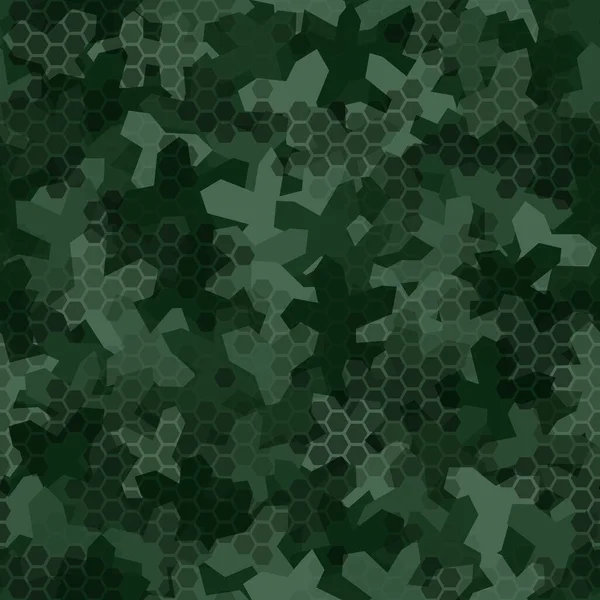พื้นผิวการพรางตัวทางทหารแบบไร้รอยต่อ ภาพเวกเตอร์ของกองทัพอักษร — ภาพเวกเตอร์สต็อก