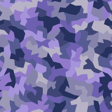 Kamuflaj şablonu. Klasik giyim tarzı kamuflaj tekrarlama baskısı