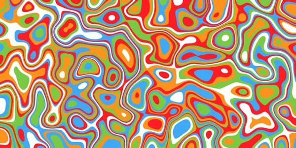 Abstrakter Hintergrund mit farbiger, flüssiger Malfläche, verpixelte Struktur — Stockvektor