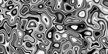 Sıvı krom metal yüzey pikselli yapıyla soyut arkaplan