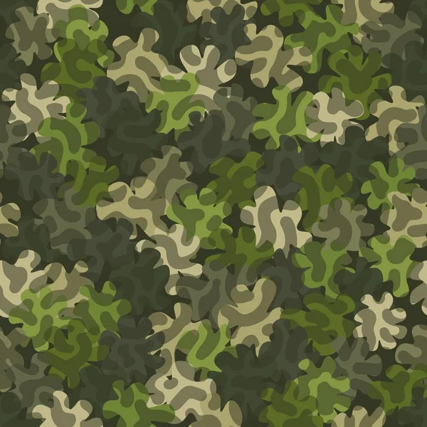 Camouflage numérique motif sans couture. Armée abstraite ou décoration de masquage de chasse — Image vectorielle