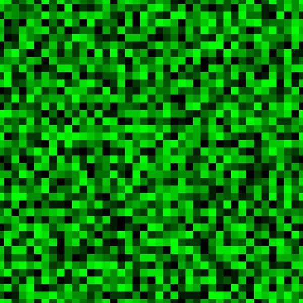 Groene smaragd halftonen pixel wolken naadloze patroon vector achtergrond textuur — Stockvector