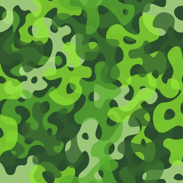 Textura militar camuflaje patrón sin costuras. Ejército y textura de caza — Vector de stock