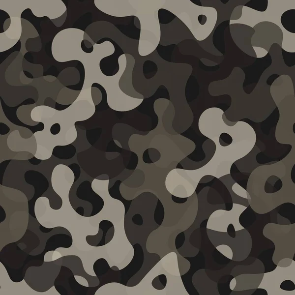 Camouflage nahtlose Muster Hintergrund Maskierung Camo wiederholen Druck — Stockvektor