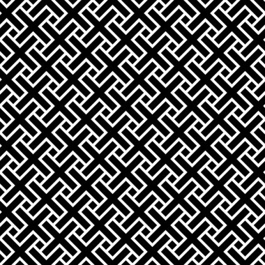 Soyut, pürüzsüz haç deseni. Modern stil dokusu