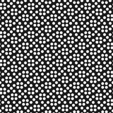 Noktalar sıralı ızgara vektör illüstrasyonlu kusursuz desen