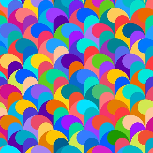 Abstrakte Regenbogen nahtlose Muster Farbspektrum Hintergrund Vektor Illustration — Stockvektor