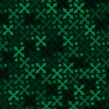 Kusursuz soyut geometrik desen ve ok haçları. Modern stil dokusu