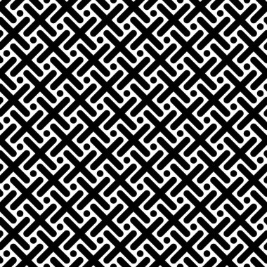 Soyut, pürüzsüz haç deseni. Modern stil dokusu