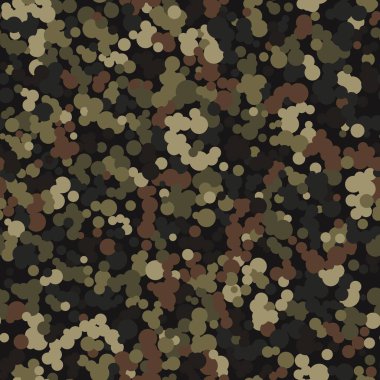 Askeri kamuflaj deseni kusursuz. Soyut ordu vektör çizimi