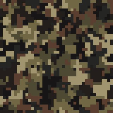 Askeri kamuflaj deseni kusursuz. Soyut ordu vektör çizimi