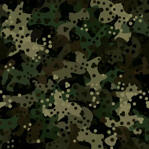 Camouflage sans couture motif fond camouflage impression répétée camouflage — Image vectorielle