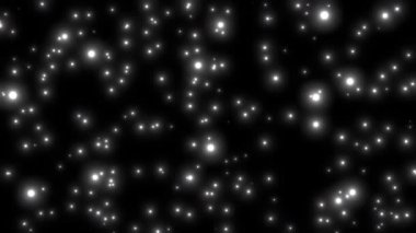 Güzel Soyut Akışkan Dalgalanan Renksiz Parçacıklar 4K