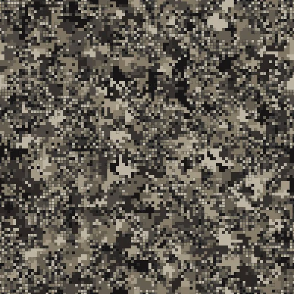 Camouflage numérique motif sans couture militaire fond de camouflage géométrique — Image vectorielle