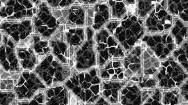 4K Futuristik Kuantum İşlemcisi, Elektronik Hareket, AI, Derin Öğrenme Konsepti